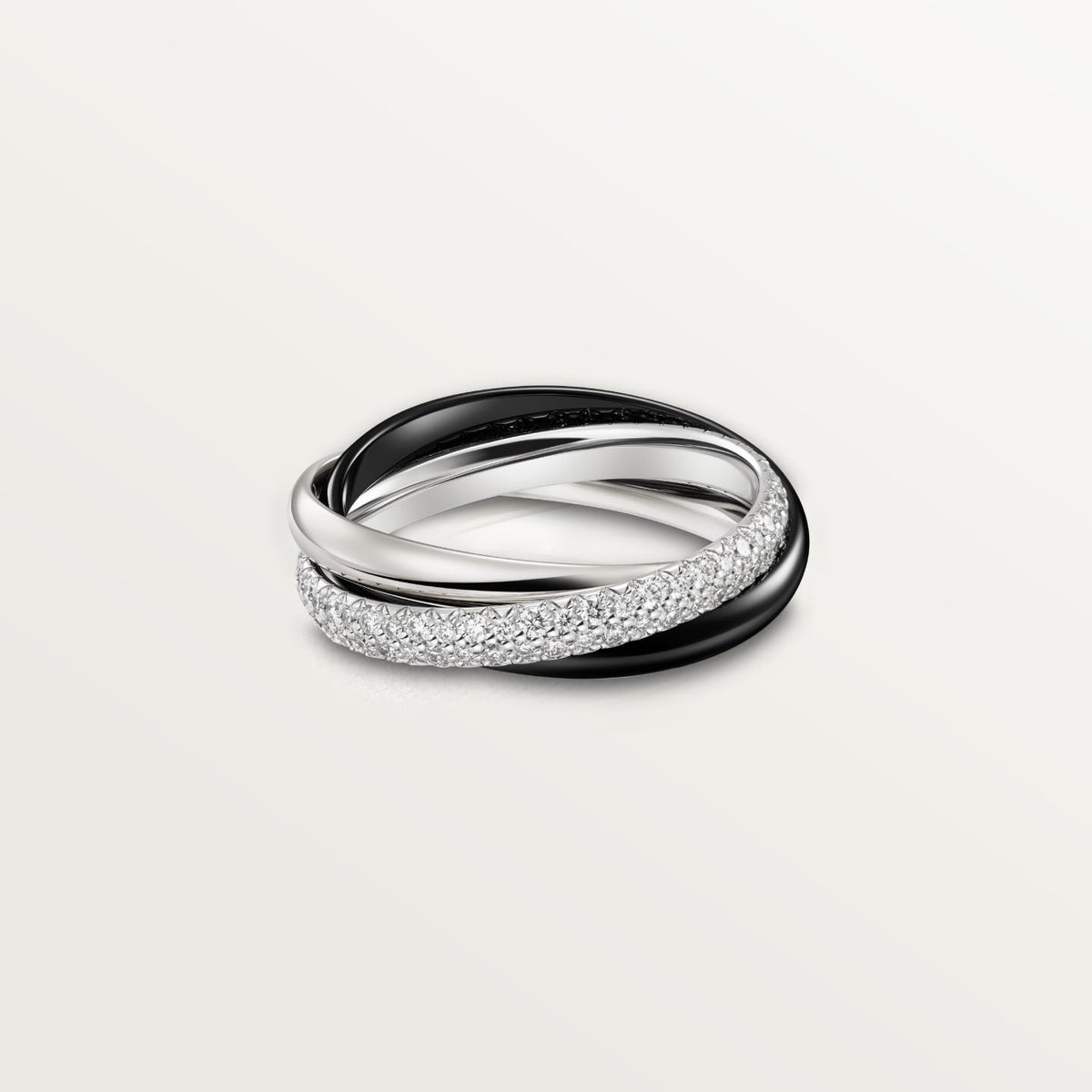 [AuraEcho]TRINITY 3.2MM RING BLACK CERAMIC