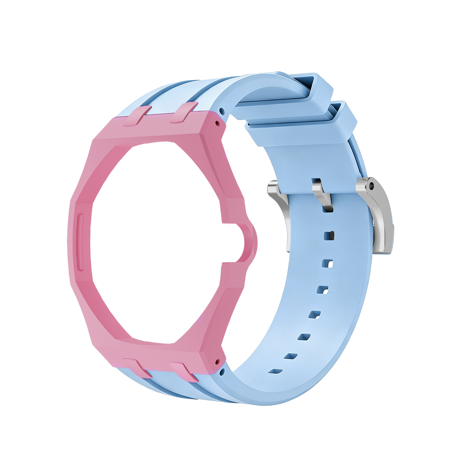 [AuraEcho]Royal Oak Pop Exclusive Bioceramic Case & Silicone Strap Mix Color(Only Strap)