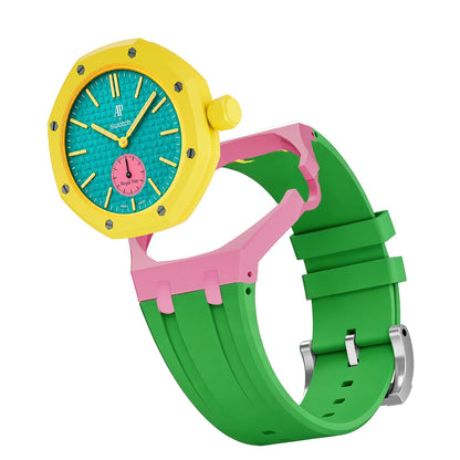 [AuraEcho]Royal Oak Pop Exclusive Bioceramic Case & Silicone Strap Mix Color(Only Strap)