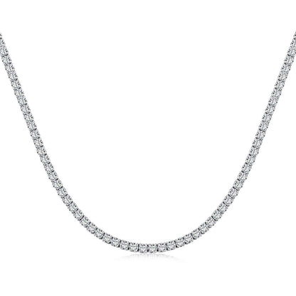 [AuraEcho]Elegant Tennis Chain Necklace