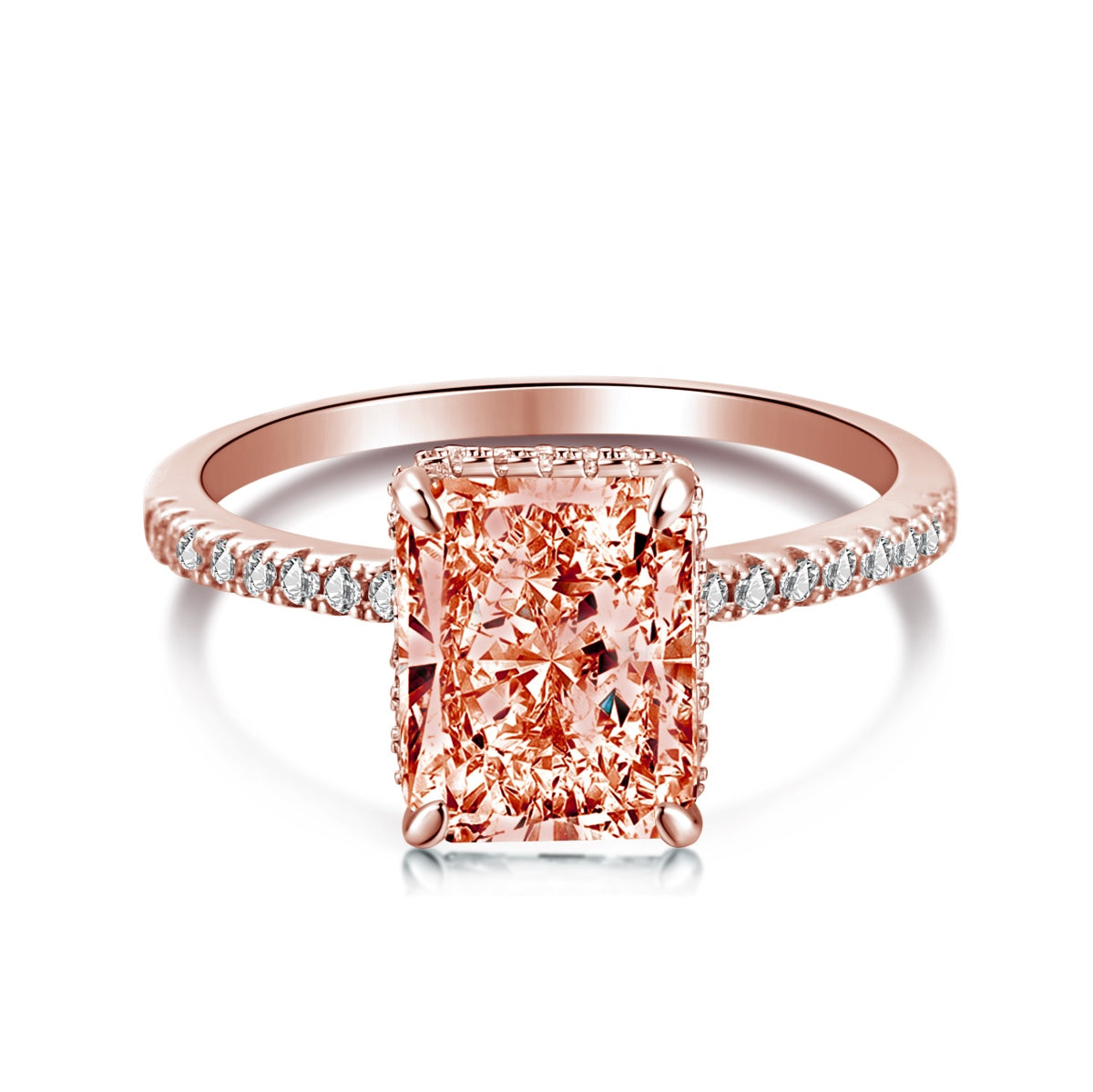 [AuraEcho]4.0 Carat Luxurious Engagement Ring