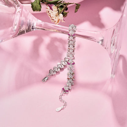 [AuraEcho]Dainty Exquisite Flower Shape Daily Bracelet