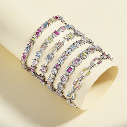 [AuraEcho]Dazzling Colorful Daily Bracelet