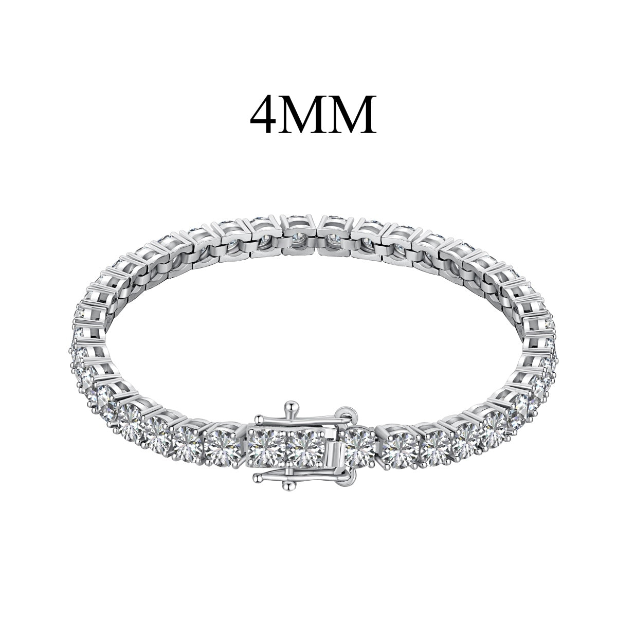 [AuraEcho]Radiant Colorful Round Cut Party Bracelet