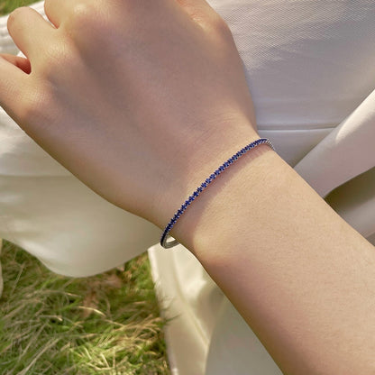 [AuraEcho]Radiant Colorful Round Cut Party Bracelet