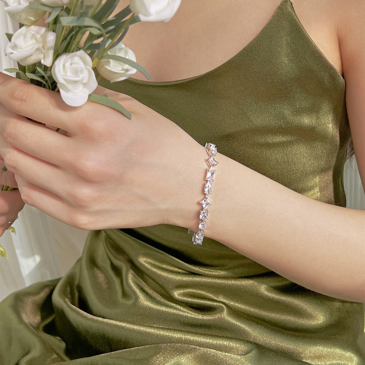 [AuraEcho]Unique Exquisite Multi Cut Daily Bracelet