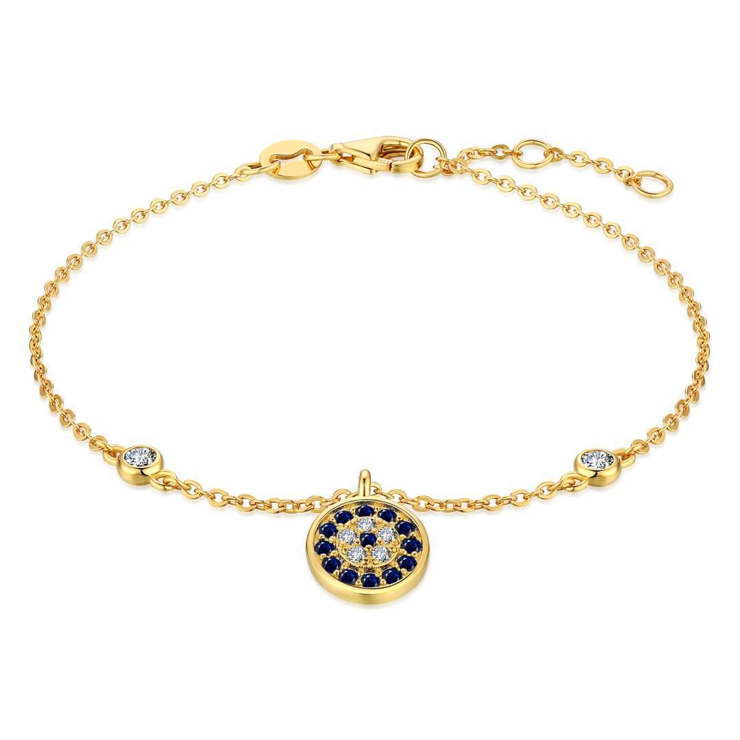 [AuraEcho]Devil's Eye Round Shape Bracelet