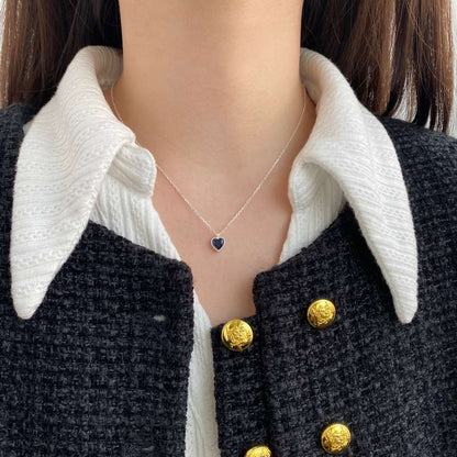 [AuraEcho]Ornate Heart Shape Necklace