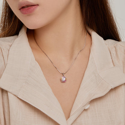 [AuraEcho]Charming Flower Colorful Necklace