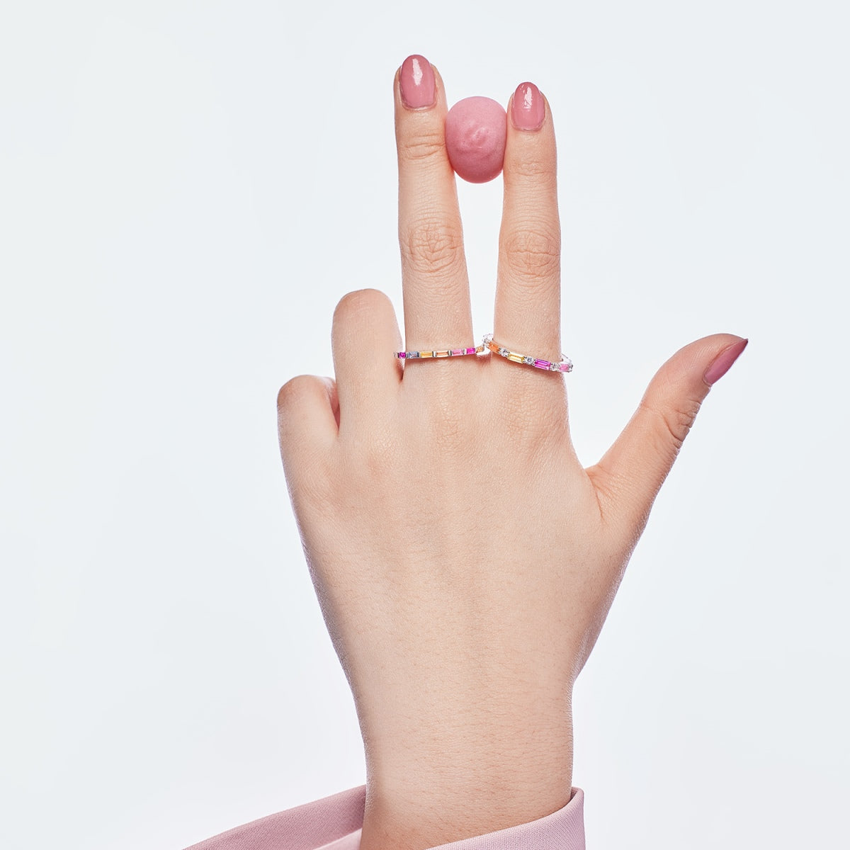 [AuraEcho]Lively In Shades Elegant Radiant Cut Daily Ring