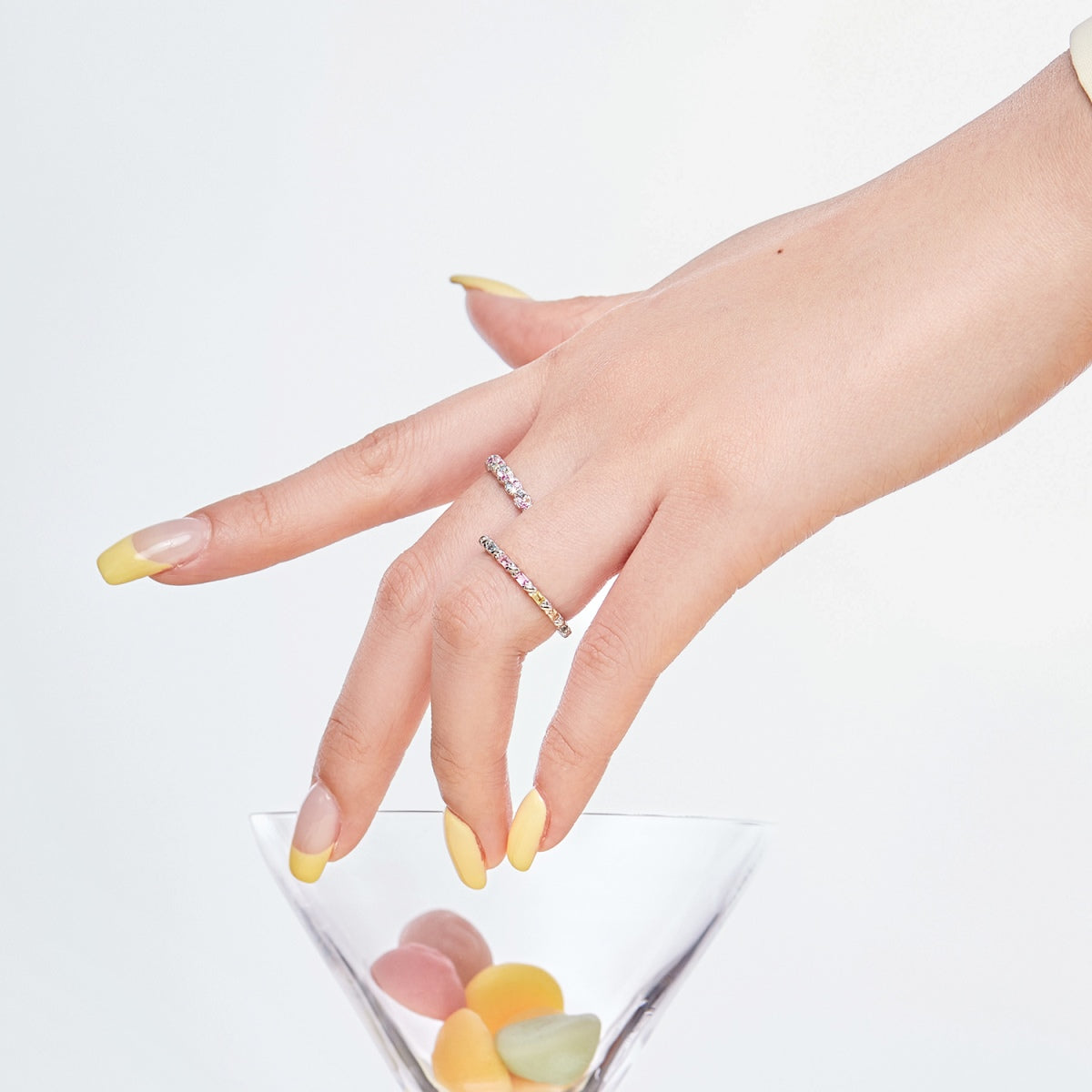 [AuraEcho]Dainty Ebullient Round Cut Daily Ring