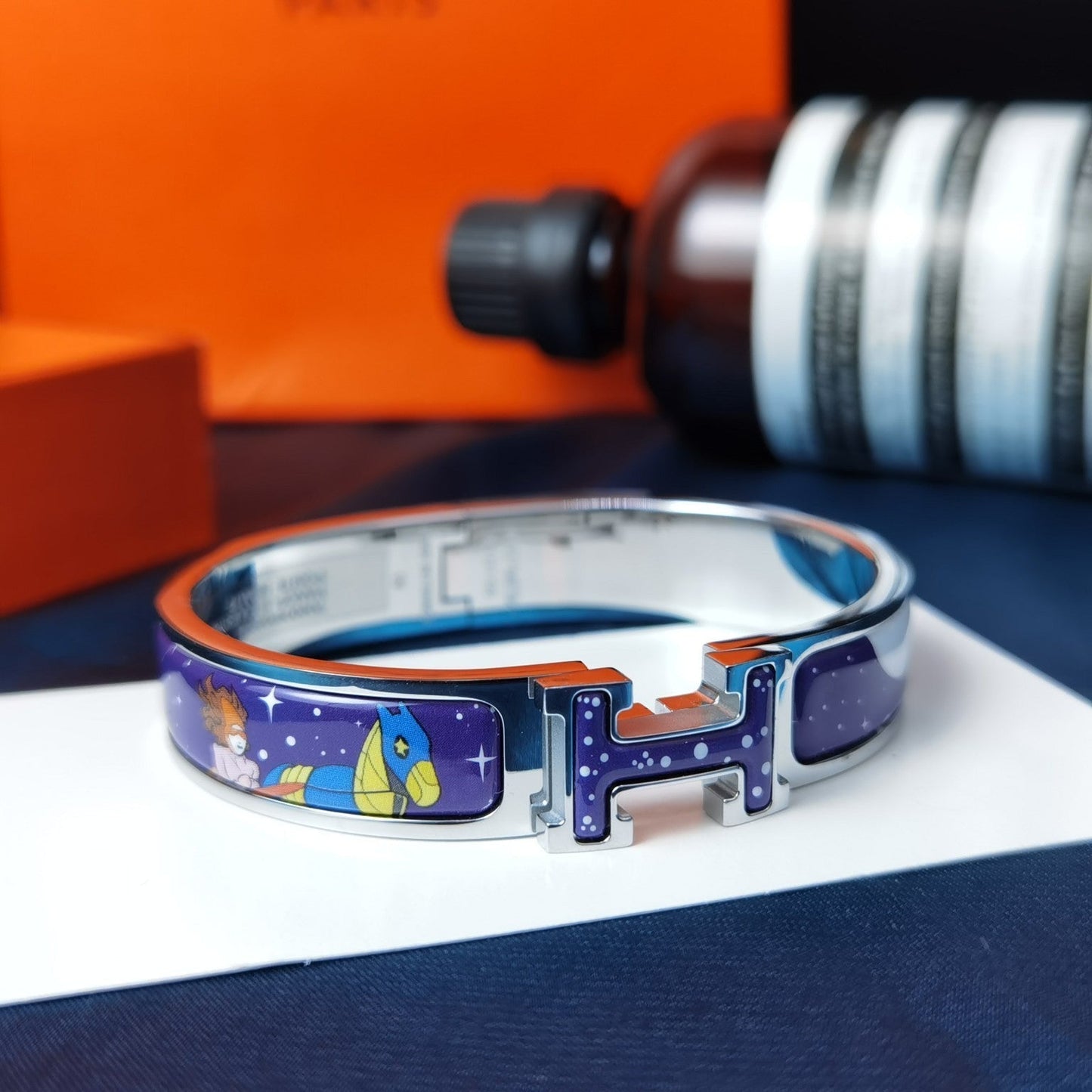 [AuraEcho]H STAR AND MOON BRACELET 12MM