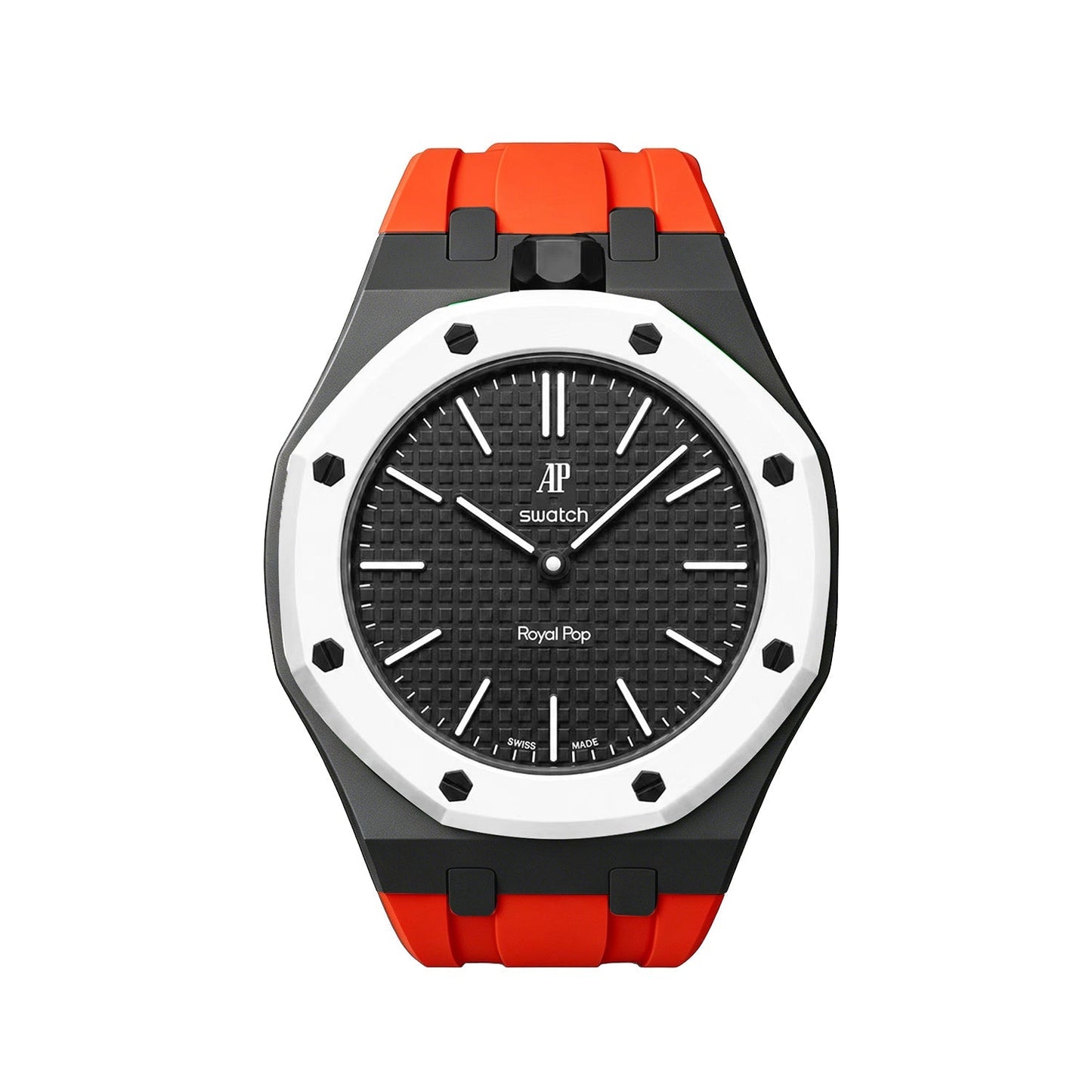 [AuraEcho]Royal Oak Pop Exclusive Bioceramic Case & Silicone Strap Mix Color(Only Strap)