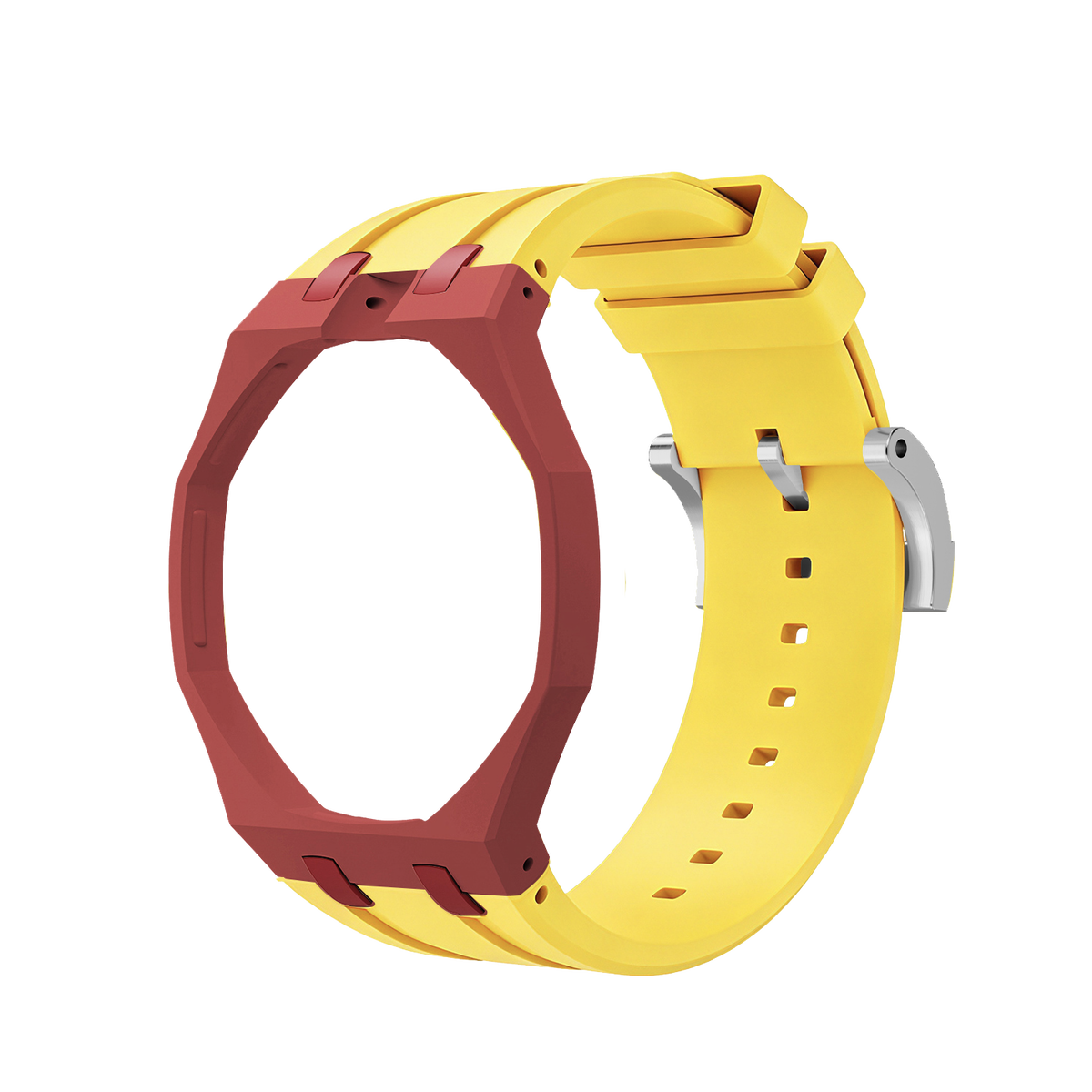 [AuraEcho]Royal Oak Pop Exclusive Bioceramic Case & Silicone Strap Mix Color(Only Strap)