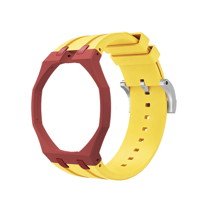 [AuraEcho]Royal Oak Pop Exclusive Bioceramic Case & Silicone Strap Mix Color(Only Strap)