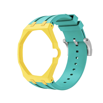 [AuraEcho]Royal Oak Pop Exclusive Bioceramic Case & Silicone Strap Mix Color(Only Strap)
