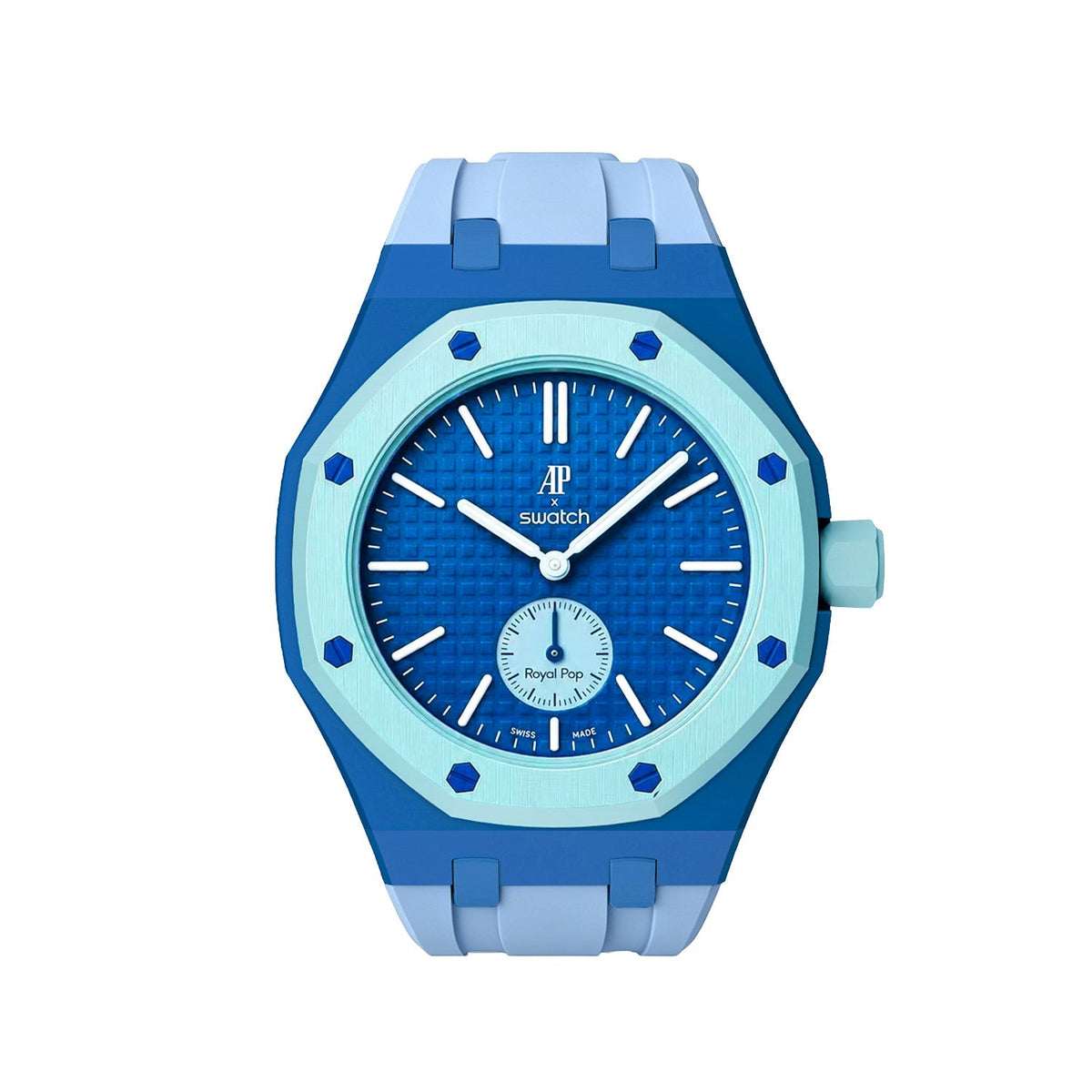 [AuraEcho]Royal Oak Pop Exclusive Bioceramic Case & Silicone Strap Mix Color(Only Strap)