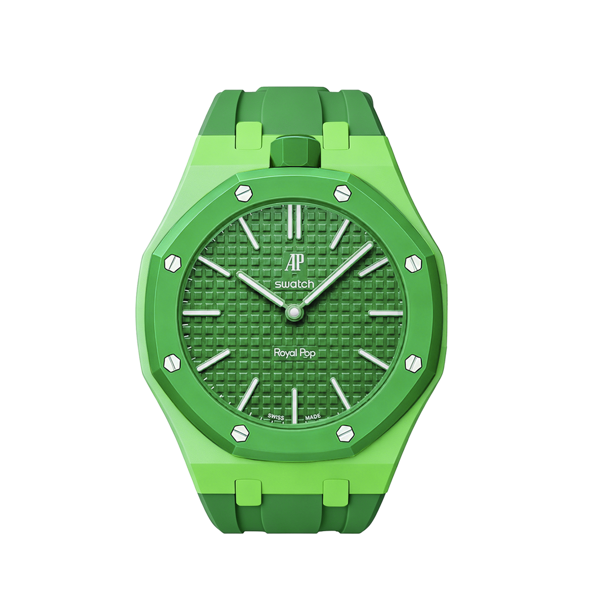 [AuraEcho]Royal Oak Pop Exclusive Bioceramic Case & Silicone Strap Mix Color(Only Strap)