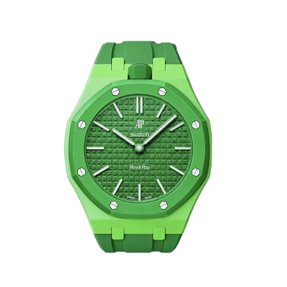 [AuraEcho]Royal Oak Pop Exclusive Bioceramic Case & Silicone Strap Mix Color(Only Strap)