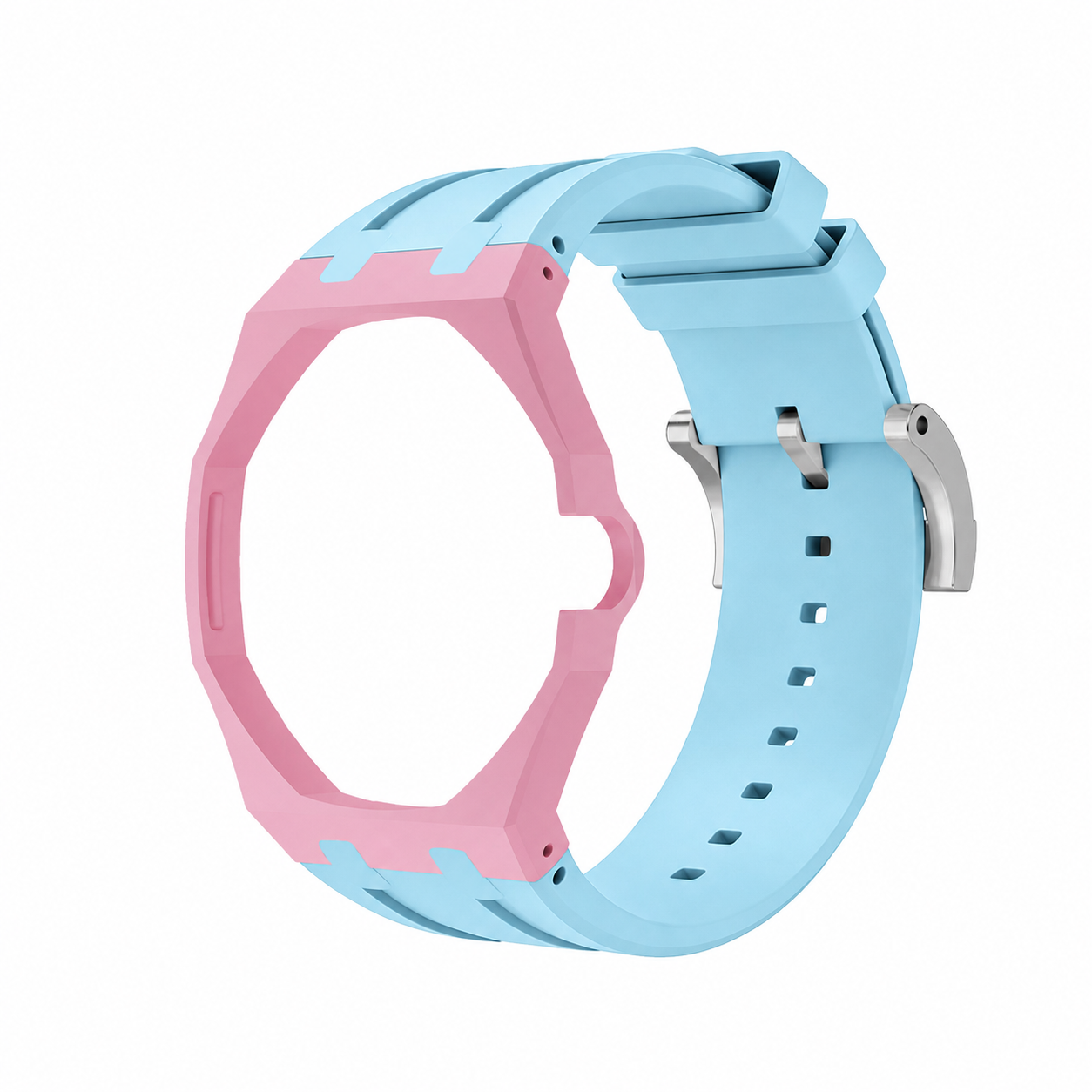 [AuraEcho]Royal Oak Pop Exclusive Bioceramic Case & Silicone Strap Mix Color(Only Strap)