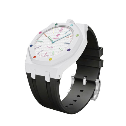 [AuraEcho]Royal Oak Pop Exclusive Bioceramic Case & Silicone Strap Mix Color(Only Strap)