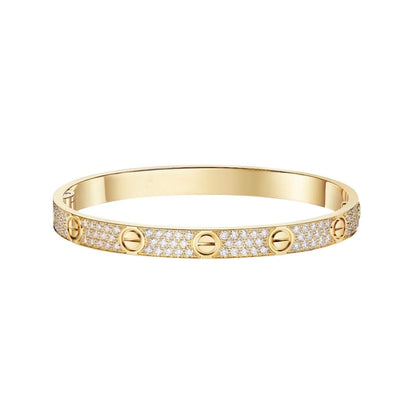 [AuraEcho] LOVE BRACELET 6.1MM DIAMOND-PAVED