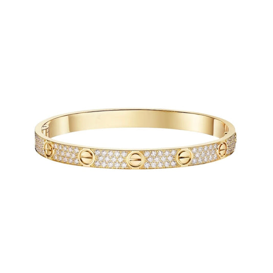 [AuraEcho] LOVE BRACELET 6.1MM DIAMOND-PAVED