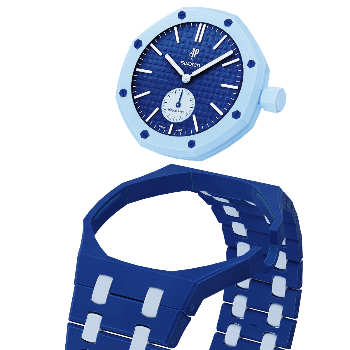 [AuraEcho]Royal Oak Pop Exclusive Bioceramic Case & Bioceramic Strap Mix Color(Only Strap)