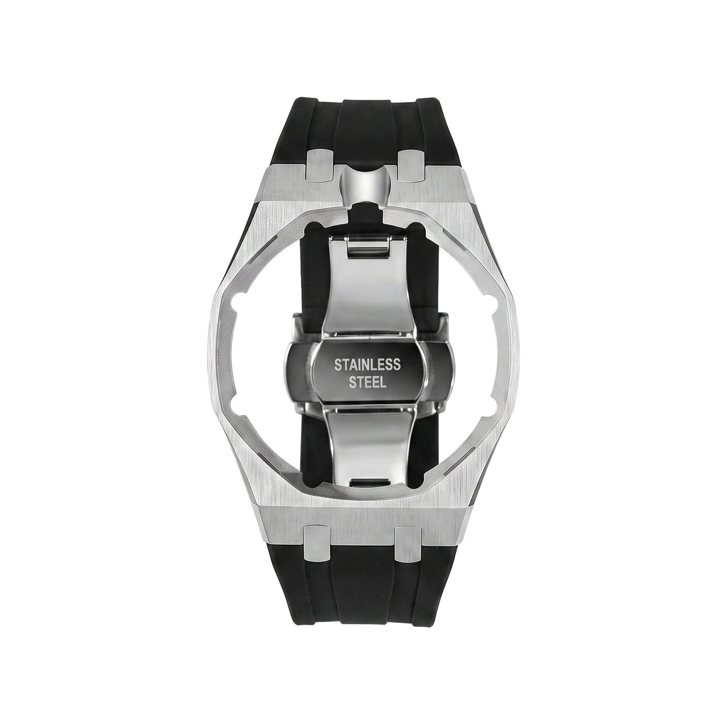 [AuraEcho]Royal Oak Pop Exclusive Steel Case & Silicone Strap With Cradle(Only Strap)