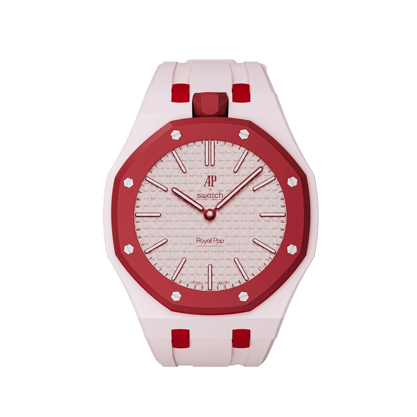 [AuraEcho]Royal Oak Pop Exclusive Bioceramic Case & Silicone Strap Mix Color(Only Strap)