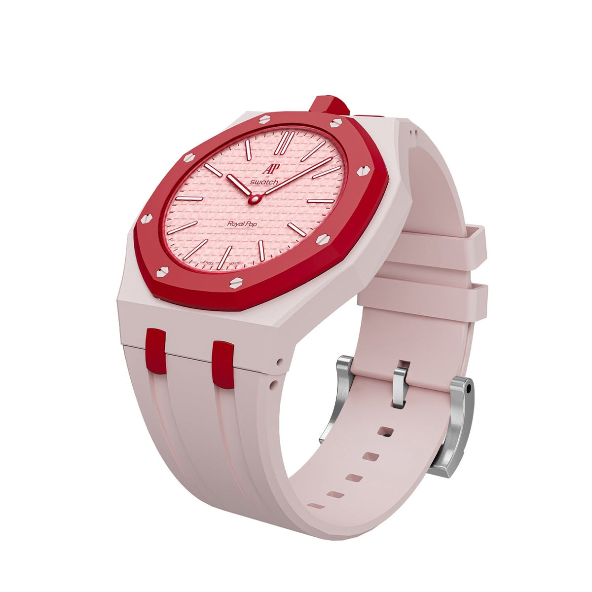 [AuraEcho]Royal Oak Pop Exclusive Bioceramic Case & Silicone Strap Mix Color(Only Strap)