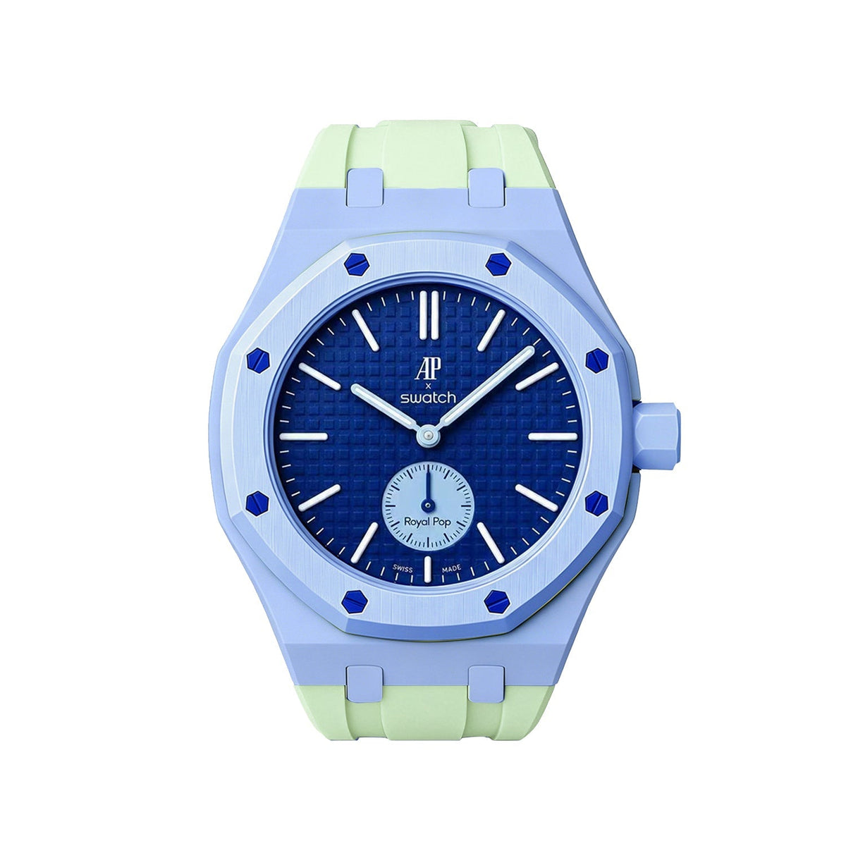 [AuraEcho]Royal Oak Pop Exclusive Bioceramic Case & Silicone Strap Mix Color(Only Strap)