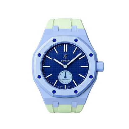 [AuraEcho]Royal Oak Pop Exclusive Bioceramic Case & Silicone Strap Mix Color(Only Strap)