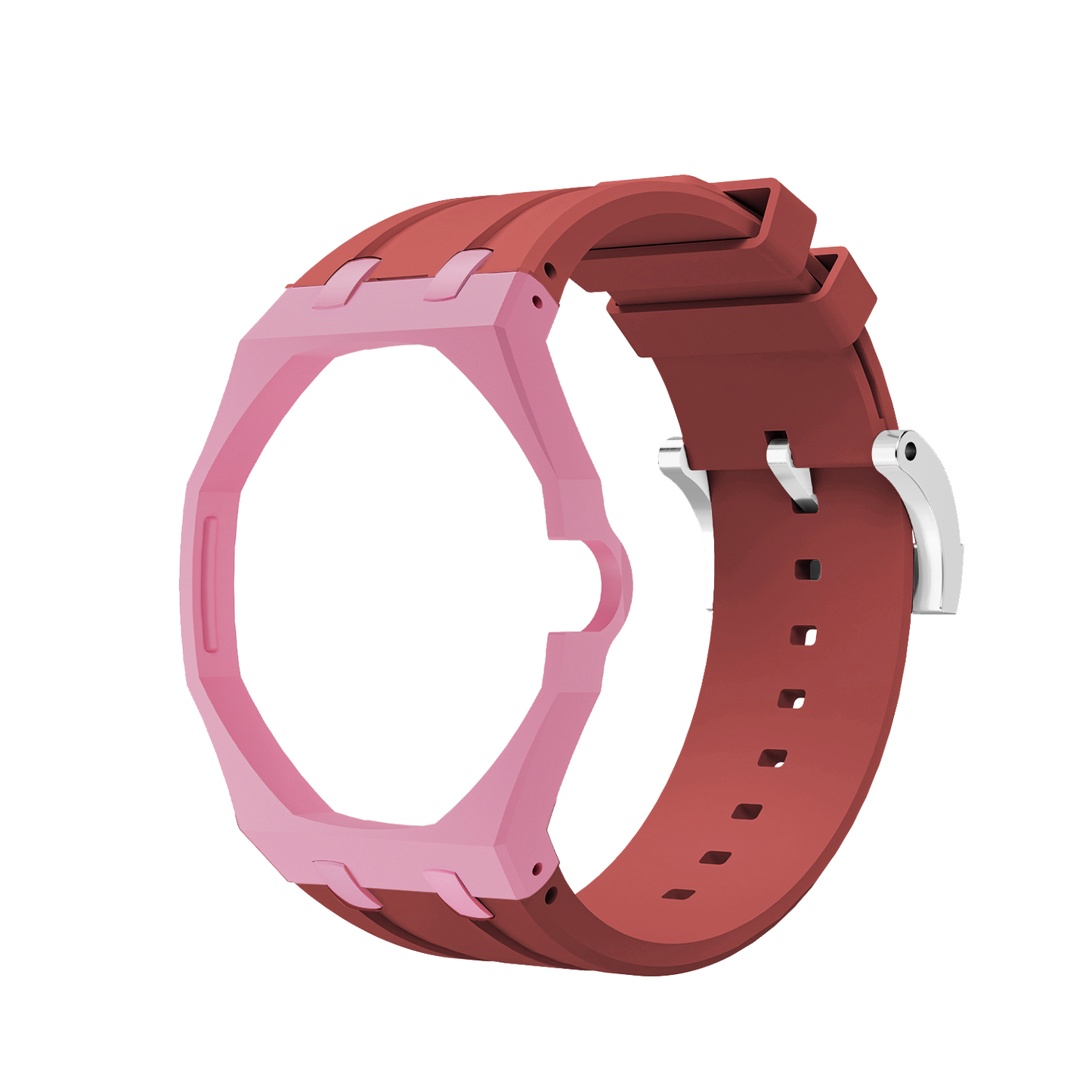 [AuraEcho]Royal Oak Pop Exclusive Bioceramic Case & Silicone Strap Mix Color(Only Strap)