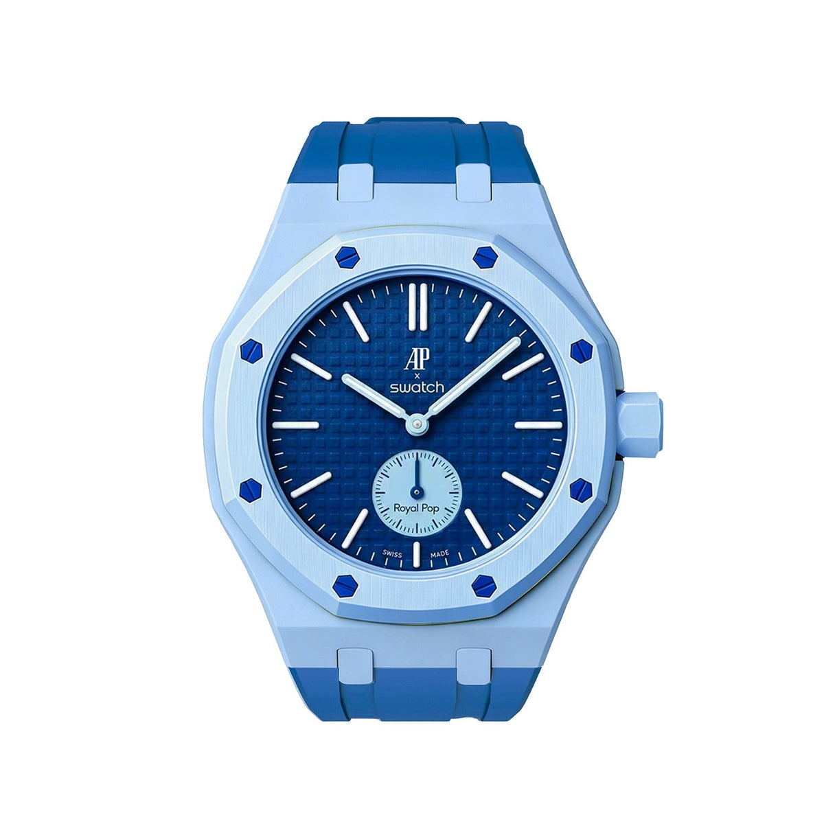 [AuraEcho]Royal Oak Pop Exclusive Bioceramic Case & Silicone Strap Mix Color(Only Strap)