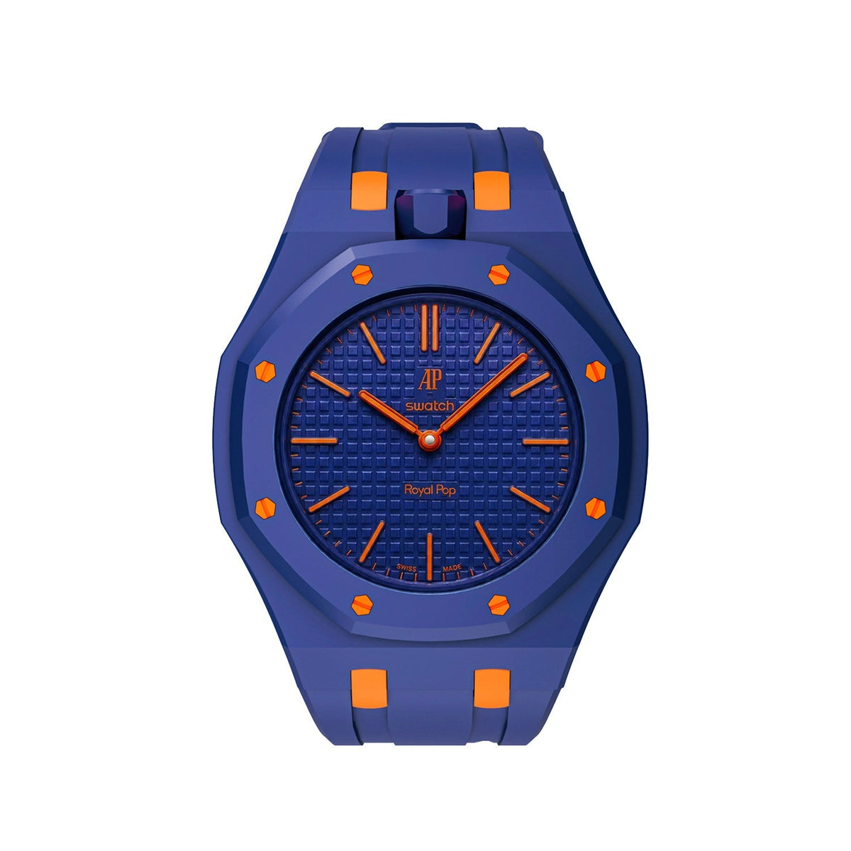 [AuraEcho]Royal Oak Pop Exclusive Bioceramic Case & Silicone Strap Mix Color(Only Strap)