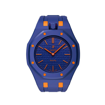 [AuraEcho]Royal Oak Pop Exclusive Bioceramic Case & Silicone Strap Mix Color(Only Strap)