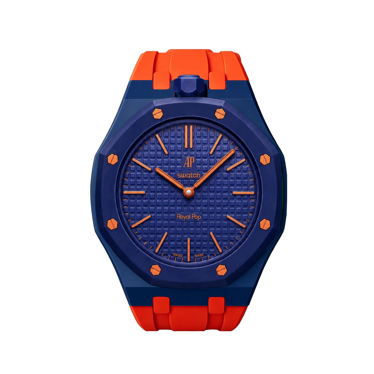 [AuraEcho]Royal Oak Pop Exclusive Bioceramic Case & Silicone Strap Mix Color(Only Strap)