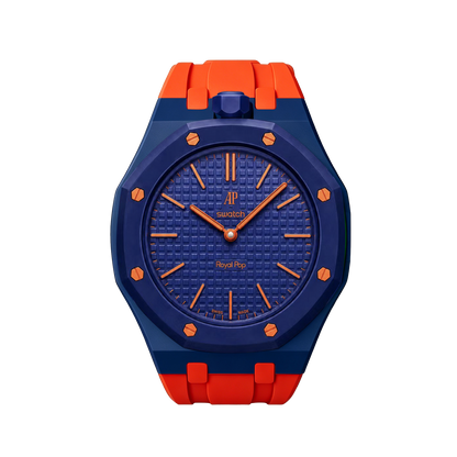 [AuraEcho]Royal Oak Pop Exclusive Bioceramic Case & Silicone Strap Mix Color(Only Strap)