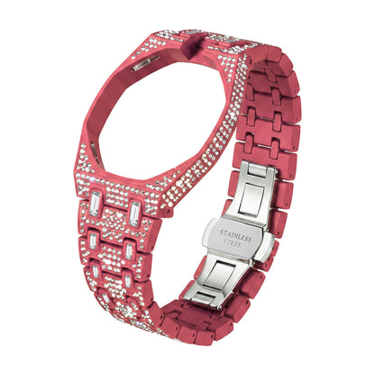[AuraEcho]Royal Oak Pop Exclusive Bioceramic Case & Bioceramic Strap Full Diamond(Only Strap)