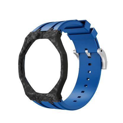 [AuraEcho]Royal Oak Pop Exclusive Carbon‑fiber Case & Silicone Strap(Only Strap)