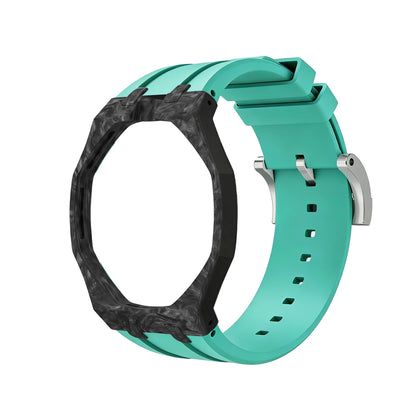[AuraEcho]Royal Oak Pop Exclusive Carbon‑fiber Case & Silicone Strap(Only Strap)