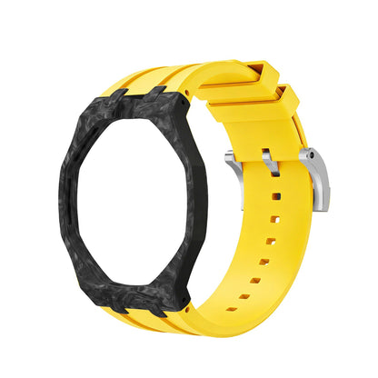 [AuraEcho]Royal Oak Pop Exclusive Carbon‑fiber Case & Silicone Strap(Only Strap)