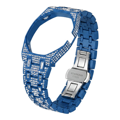 [AuraEcho]Royal Oak Pop Exclusive Bioceramic Case & Bioceramic Strap Full Diamond(Only Strap)