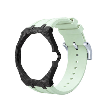 [AuraEcho]Royal Oak Pop Exclusive Carbon‑fiber Case & Silicone Strap(Only Strap)