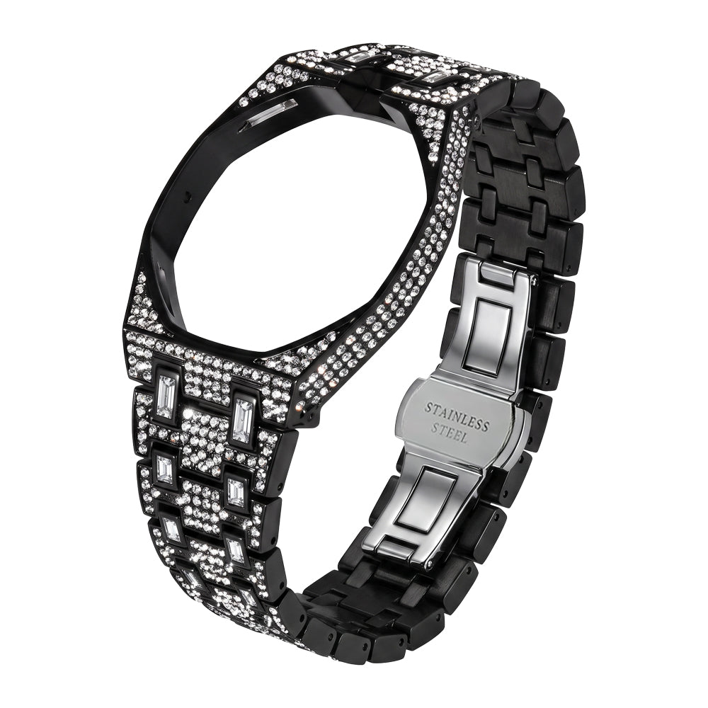 [AuraEcho]Royal Oak Pop Exclusive Bioceramic Case & Bioceramic Strap Full Diamond(Only Strap)