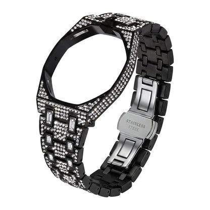 [AuraEcho]Royal Oak Pop Exclusive Bioceramic Case & Bioceramic Strap Full Diamond(Only Strap)