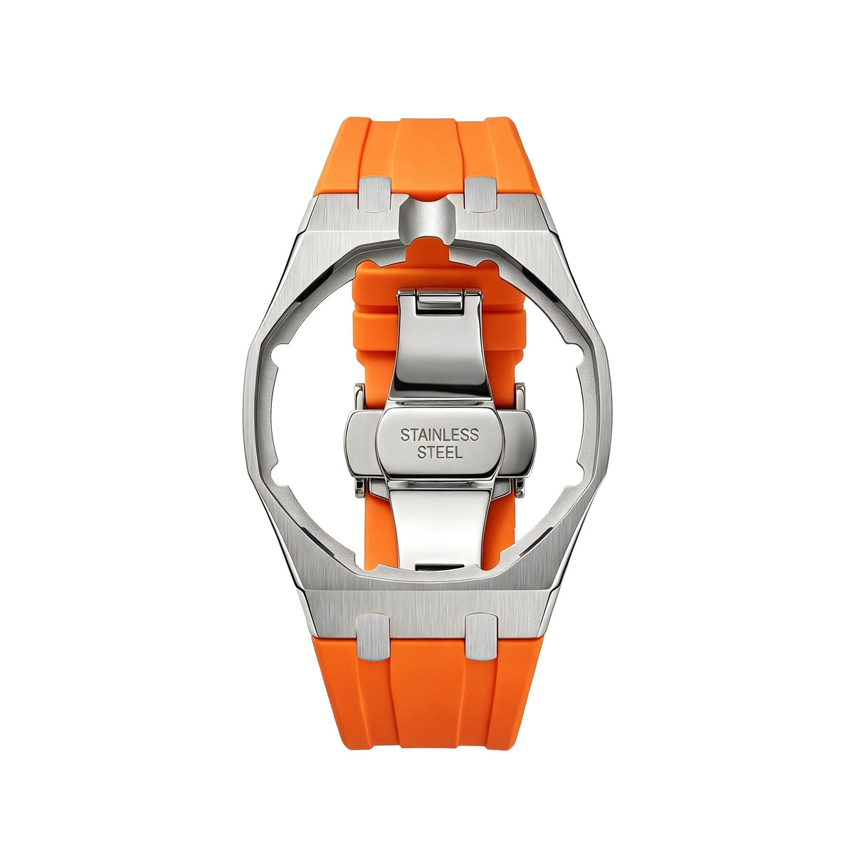 [AuraEcho]Royal Oak Pop Exclusive Steel Case & Silicone Strap With Cradle(Only Strap)