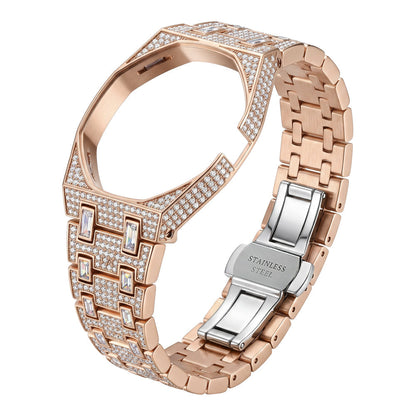[AuraEcho]Royal Oak Pop Exclusive Bioceramic Case & Bioceramic Strap Full Diamond(Only Strap)