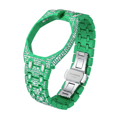 [AuraEcho]Royal Oak Pop Exclusive Bioceramic Case & Bioceramic Strap Full Diamond(Only Strap)
